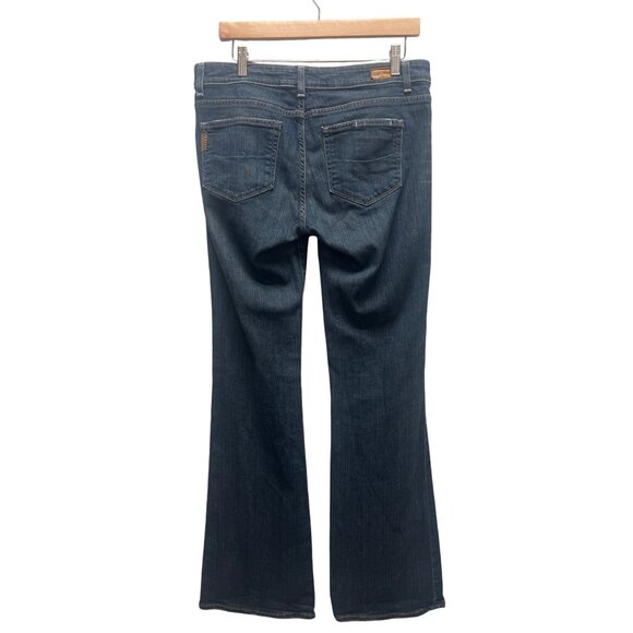 Paige Premium Denim Hollywood Hills Low Rise Bootcut Denim Jeans Sz 31 - Picture 7 of 8
